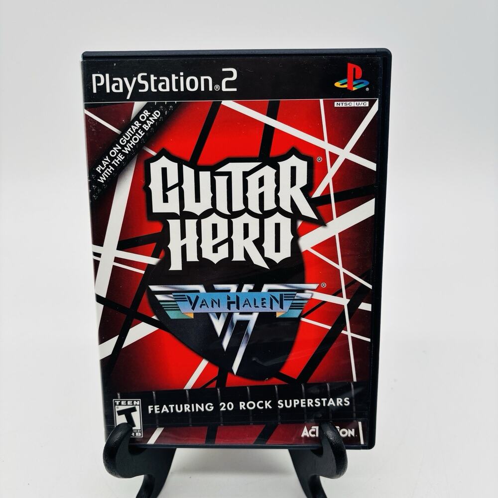 Sony Playstation PS2 Guitar Hero: Van Halen Complete Tested Working CIB VG Cond